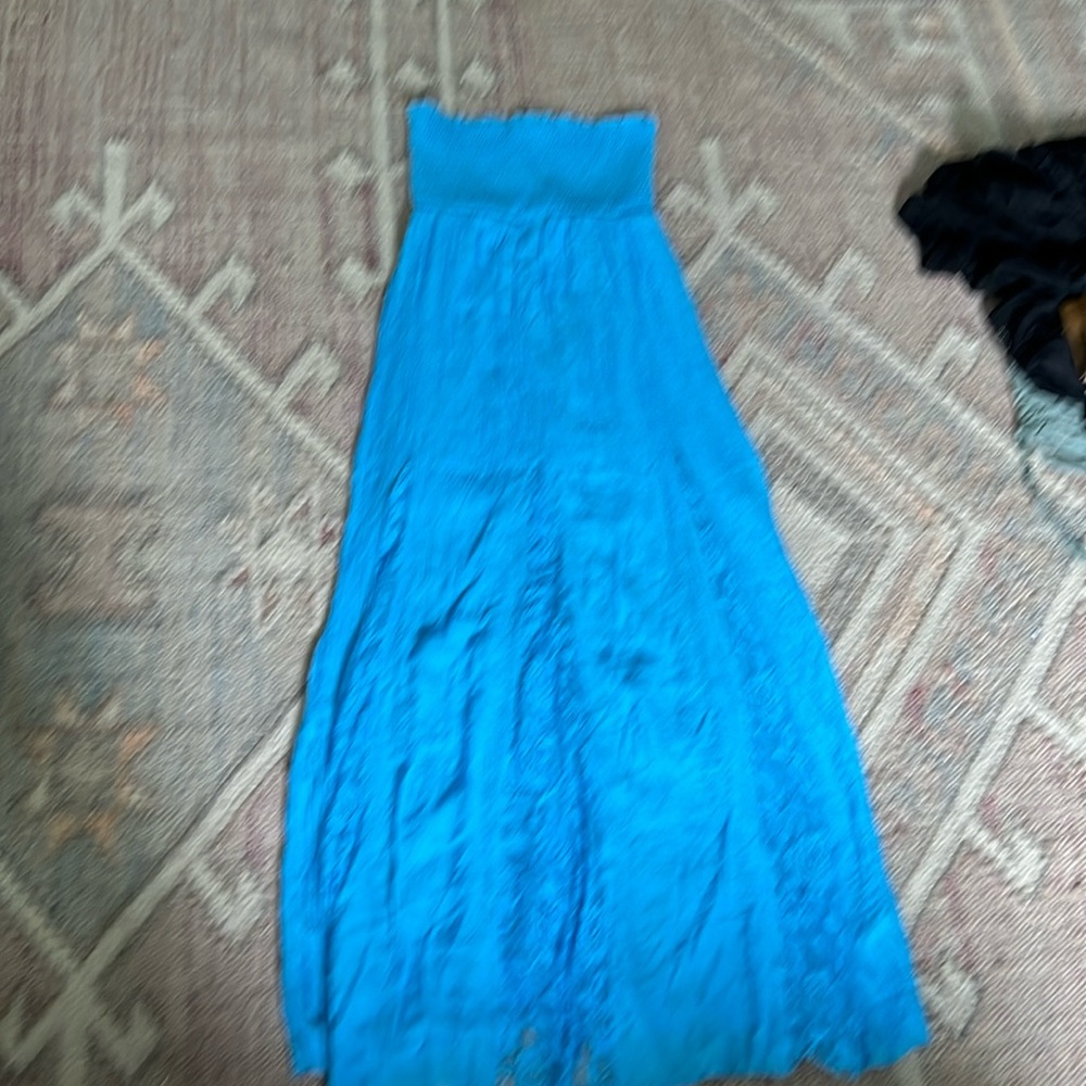 Strapless tube dress